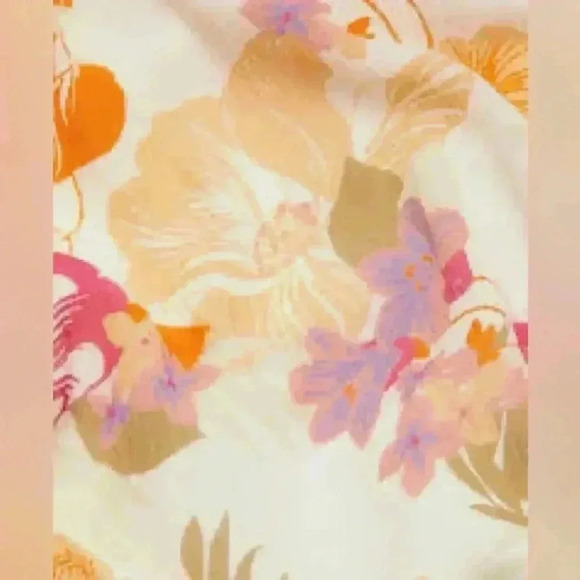 WAYF LINDA FLORAL PRINT LONG SLEEVE DRESS IN PASSION TROPICAL Women’s Size M - Picture 7 of 8